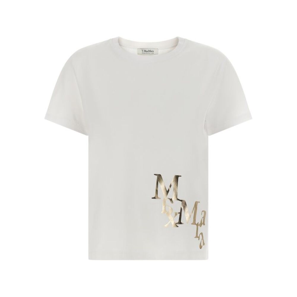 'S Max Mara Gold Cotton Women's T-Shirt